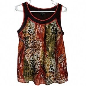 Byer California Multicolor Animal Print Tank Top